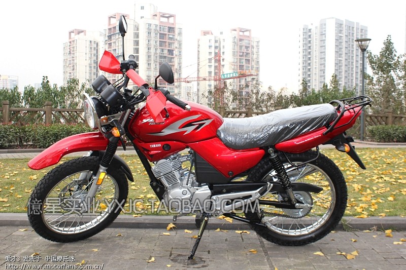 在淘宝网上看到雅马哈YBR125G才7100元,有图