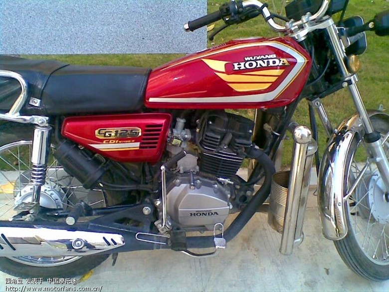 秀~自己的第二部坐骑,五羊本田wy-125R【贴图