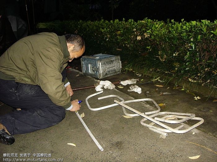 我制作的GN125H摩托车边箱 - 豪爵铃木 - 摩托