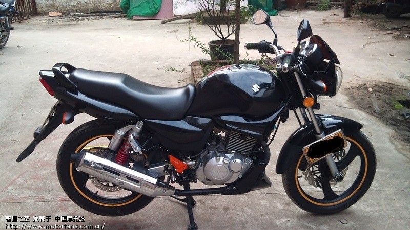 EN150-A黑色风暴欧版 - 豪爵铃木 - 摩托车论坛
