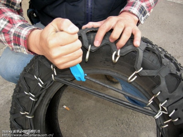 DIY摩托车防滑链 - 北京摩友交流区 - 摩托车论