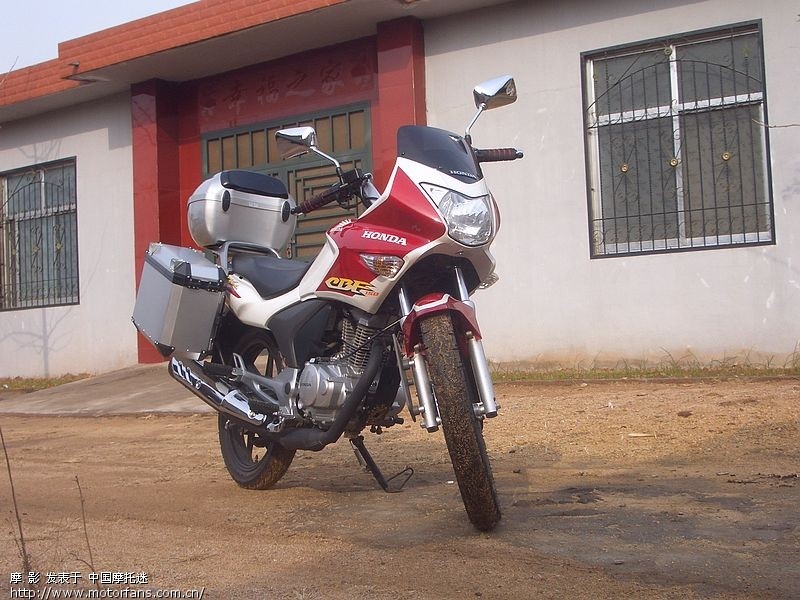 战鹰150装边箱 - 新大洲本田 - 摩托车论坛 - 中