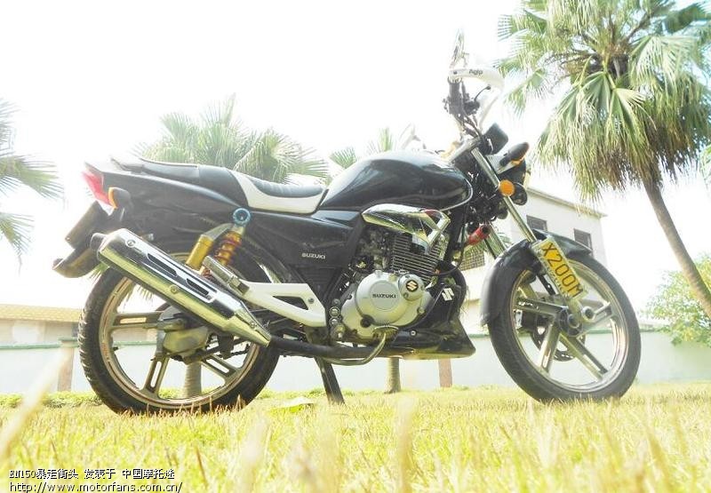 改装EN电喷150的排气管 - 豪爵铃木 - 摩托车论