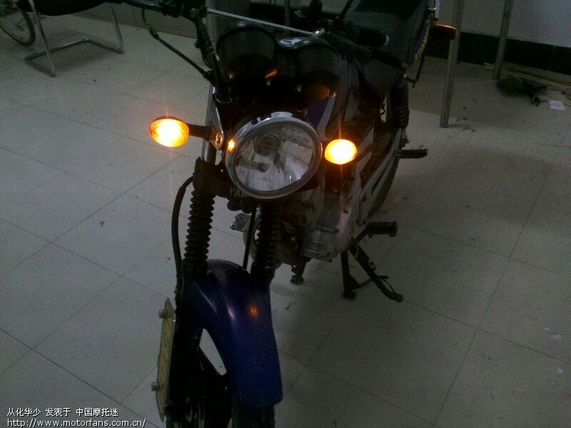 刚做的双闪转向优先 - 雅马哈 - 摩托车论坛 - 中