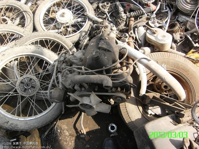 20130303五人游章丘白云湖和苏家码头拆车厂