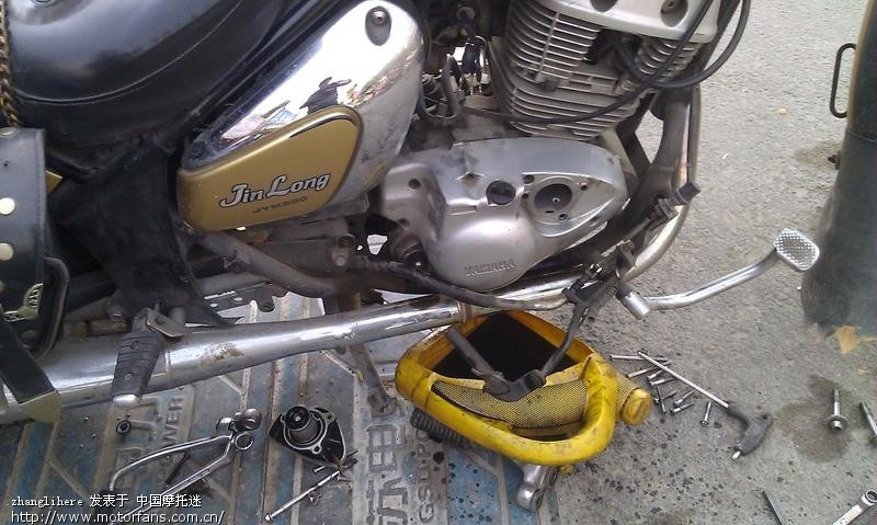 劲龙250换启动电机 - 维修改装 - 摩托车论坛 - 