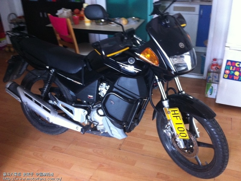 YBR125-2B摩托车加装LED辅助灯了 - 维修改装