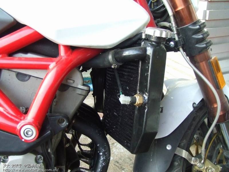 黄龙600的水箱加大改装(温度上不去啊) - 天下