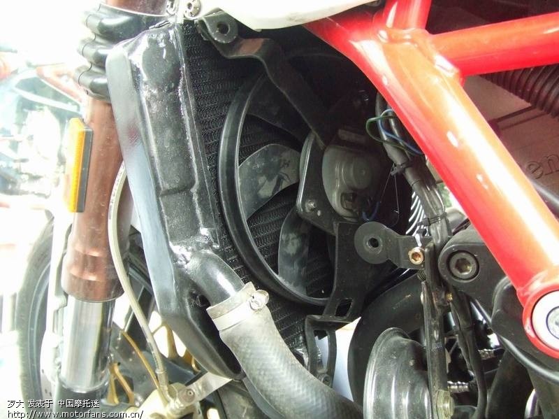 黄龙600的水箱加大改装(温度上不去啊) - 进口