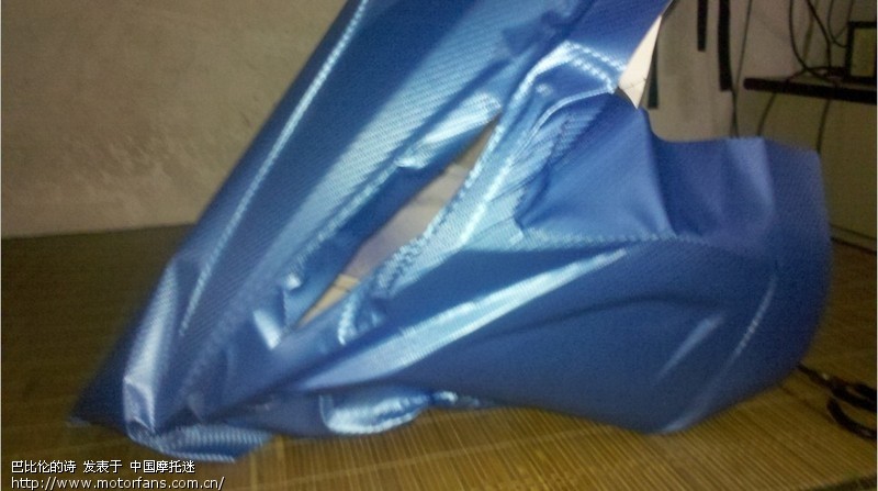 鬼火披上仿碳纤维贴纸 - 踏板论坛 - 雅马哈踏板