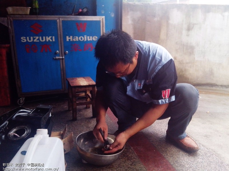 骊驰GW250汽油泵中…有两道滤芯! - 豪爵铃木