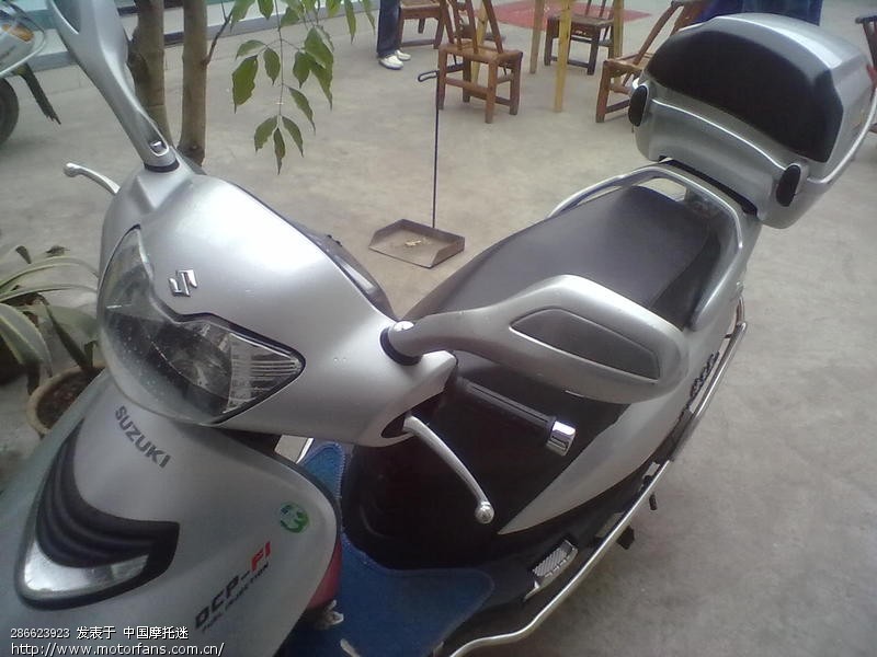 看看我14000公里电喷海王星 - 豪爵铃木-踏板车