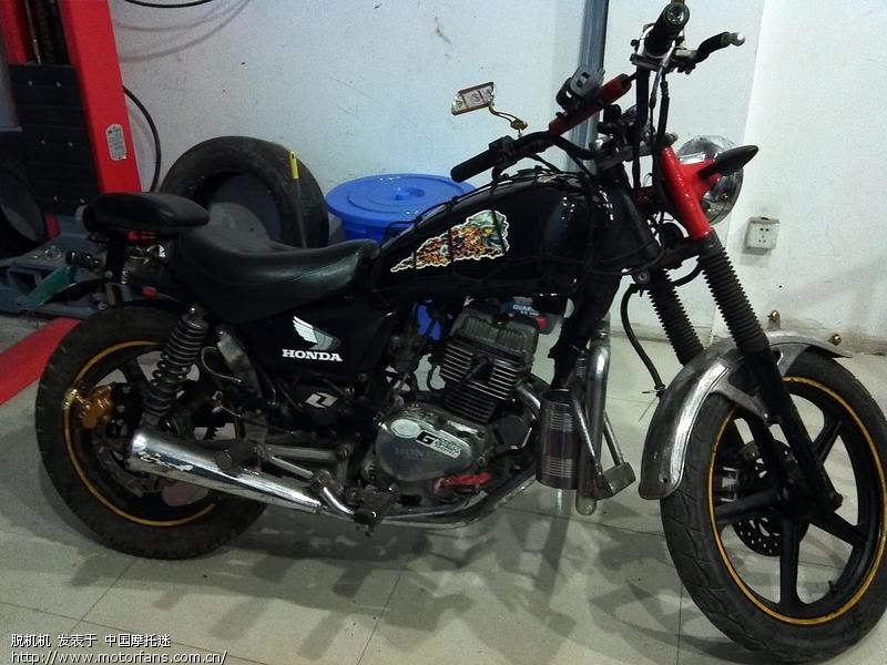 垃圾CM125等待改装中 - 维修改装 - 摩托车论坛