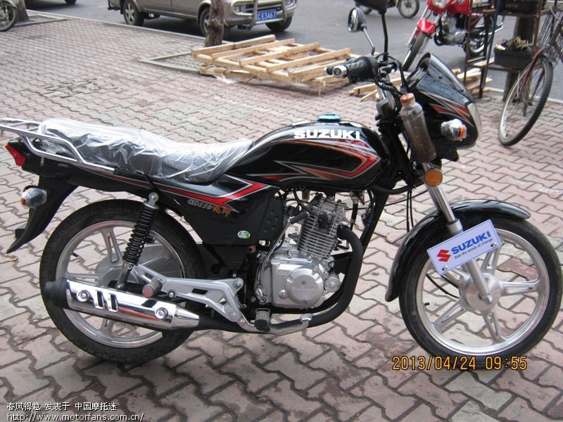 介绍一款跨骑式自动离合器车型悦帅GD110 - 弯