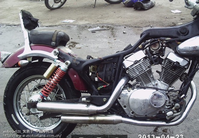 ?请问这车就是传说中的雅马哈天王250吗?货场