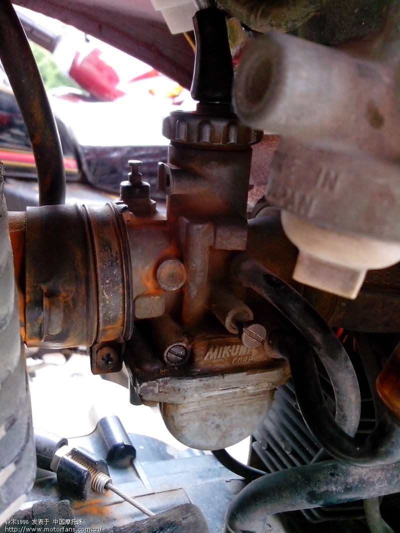 想问一下各位大侠关了化油器的问题 - 维修改装