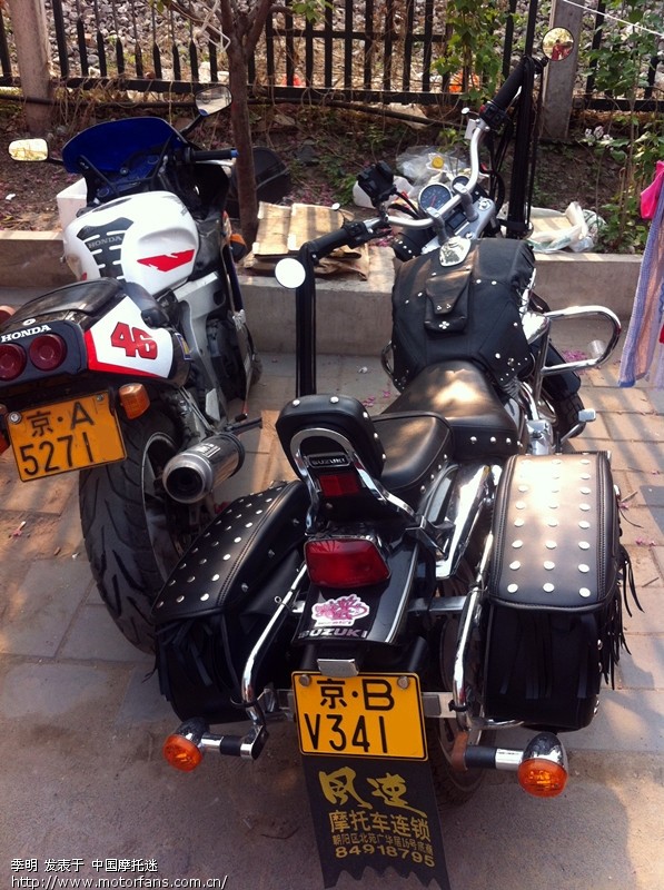 嗯,今天~gz150a~改边箱。 - 豪爵铃木-骑式车讨