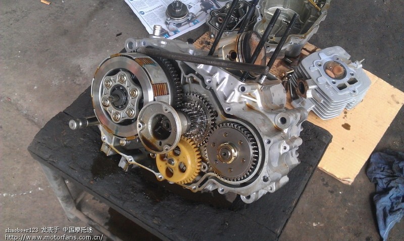 中毒很深 , 将宗申CG150 改装 CG200 排量 - 摩