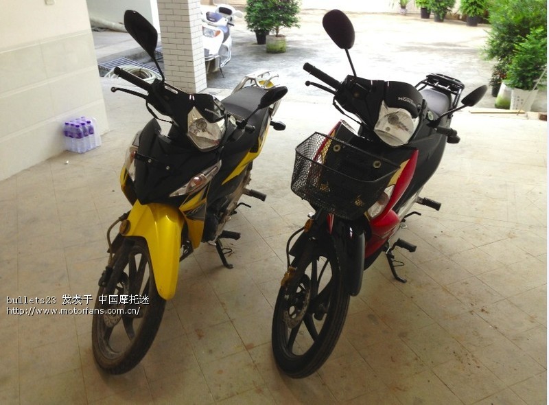 新锋驰和凯影 2兄弟合影 - 五羊本田-弯梁车讨论