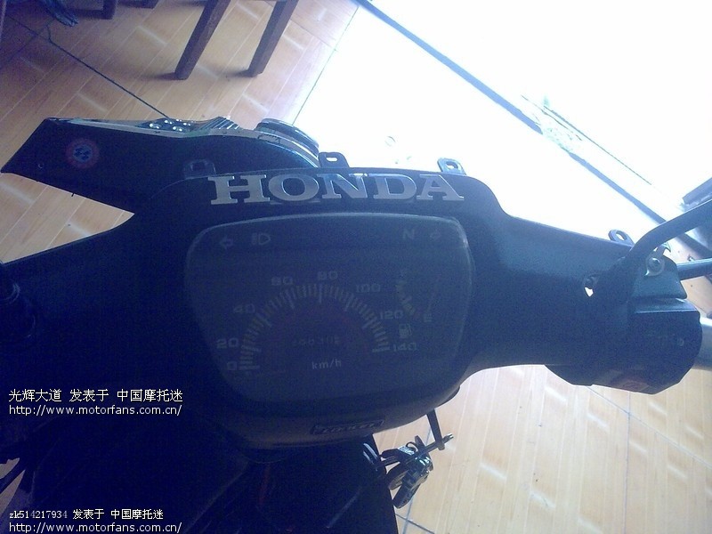 刚装上的LED大灯 - 弯梁世界 - 摩托车论坛 - 中