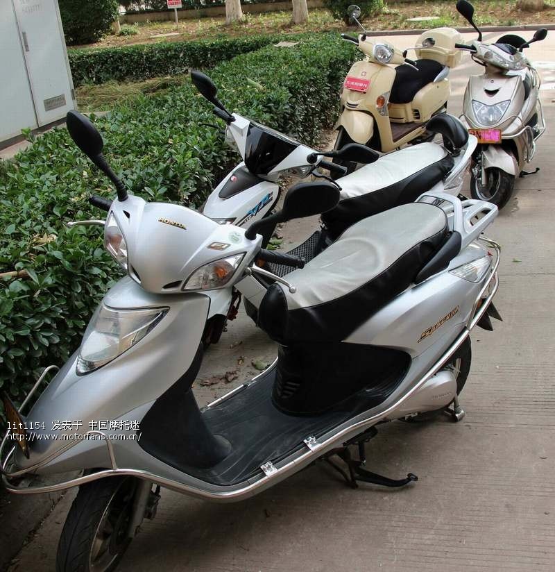 刚入手的优悦110 - 五羊本田-踏板车讨论专区 