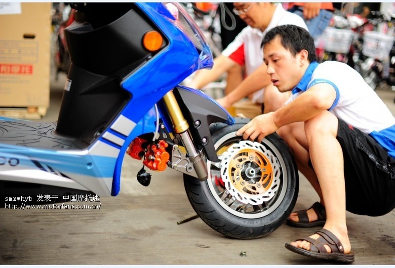 河南首台大贸雷霆王180提车 - 光阳kymco - 摩