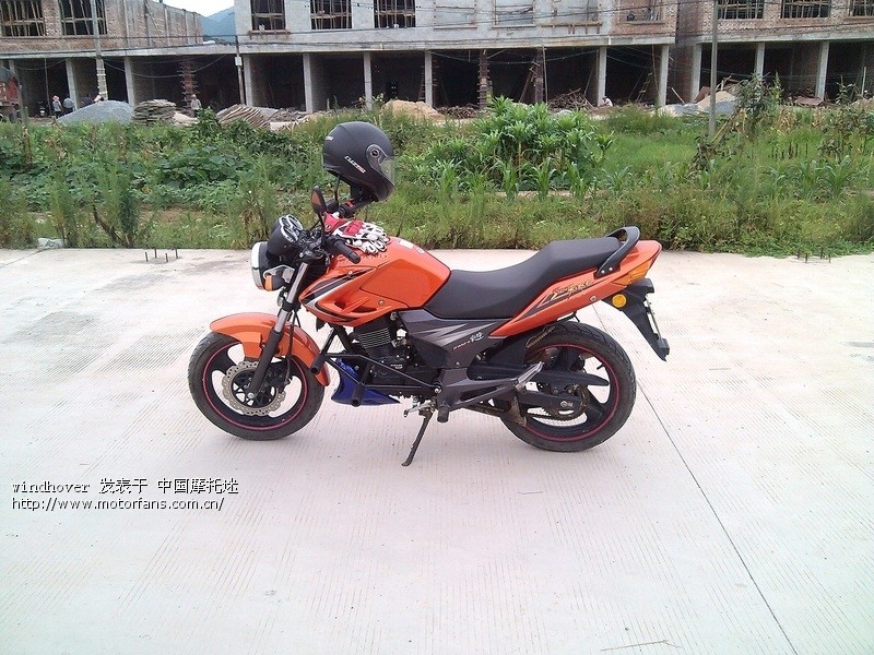 大阳枭锋150加装护杠 - 维修改装 - 摩托车论坛