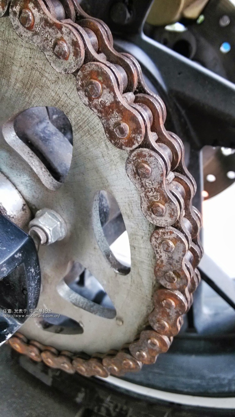 链条锈成屎了! - 进口品牌 - 贝纳利Benelli - 摩托