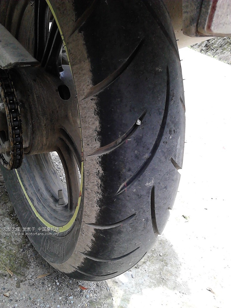 天剑王 改装后轮胎 - 雅马哈 - 摩托车论坛 - 中国
