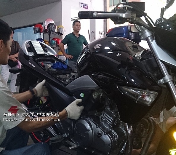 GW换空气滤芯 - 豪爵铃木-骑式车讨论专区 - 骊