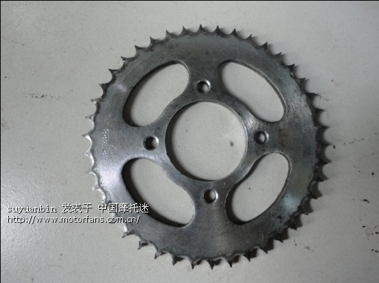 请关注你的链条与链盘大小齿轮。 - 豪爵铃木-