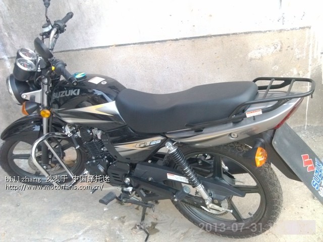 新人---GT125 黑机款 - 摩托车论坛 - 济南铃木 