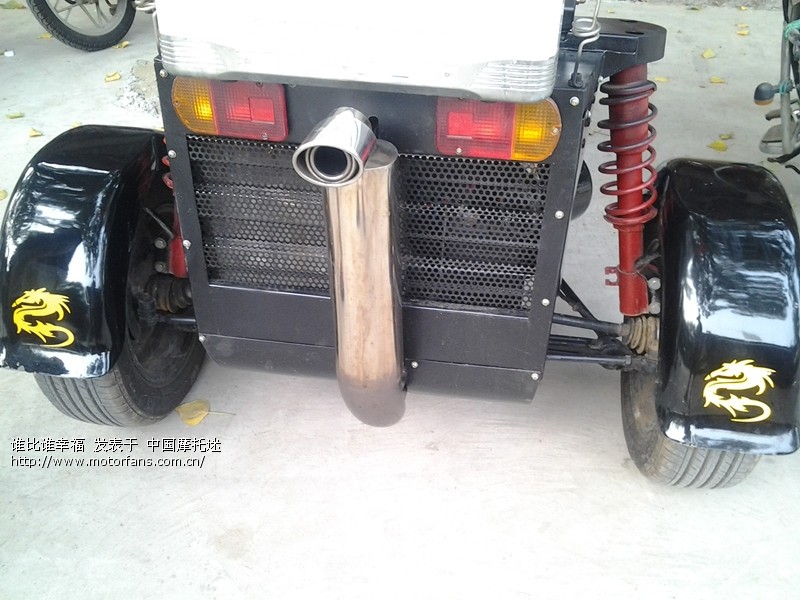 制三轮摩托车,排量800CC,申请版主加精,视频已