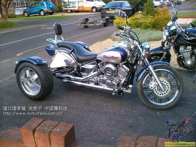 自制三轮摩托车,排量800CC,申请版主加精,视频