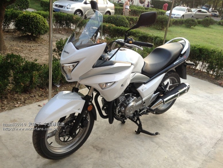 GW250S白色,已上牌 - 豪爵铃木-骑式车讨论专