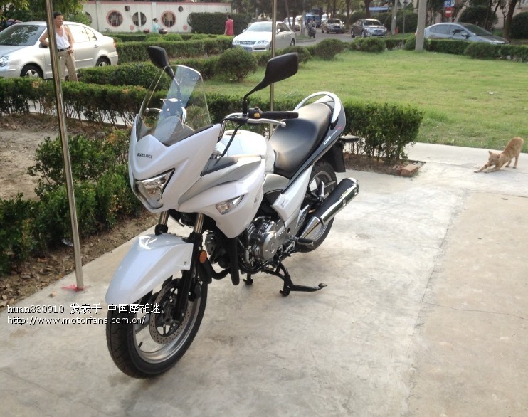 GW250S白色,已上牌 - 豪爵铃木-骑式车讨论专