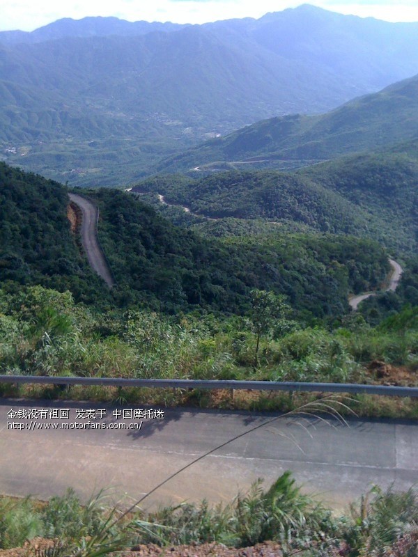 南山俯视小峰水库 - 广西摩友交流区 - 摩托车论