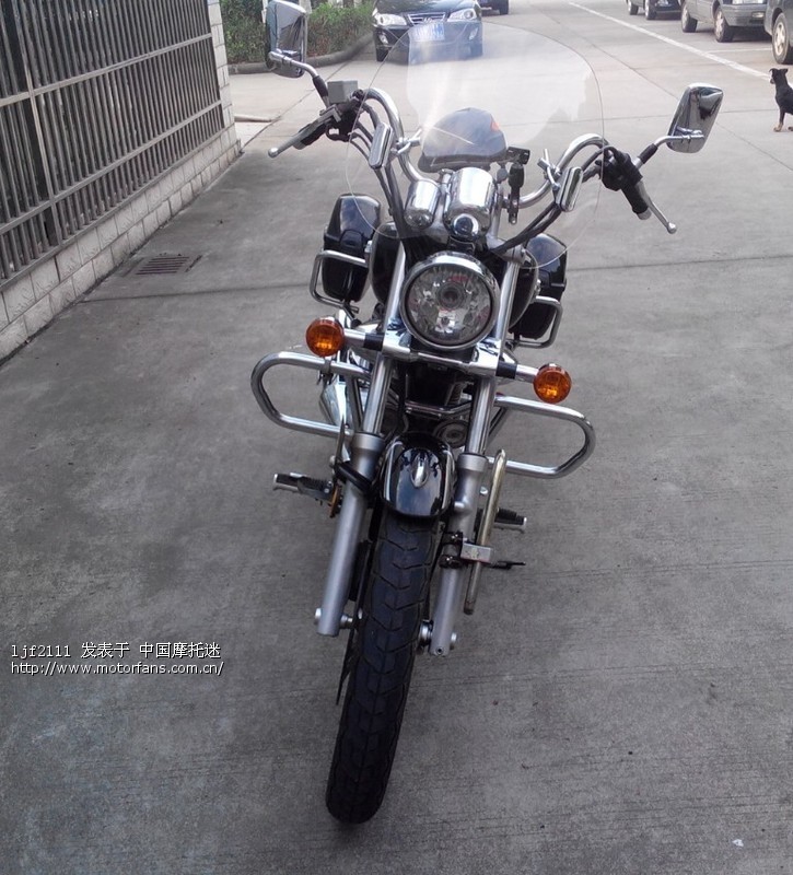 看我装的挡风玻璃 - 豪爵铃木-骑式车讨论专区