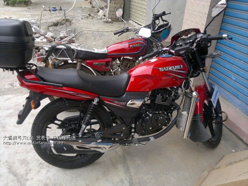 8月底到手的红色钻豹3A - 豪爵铃木-骑式车讨论