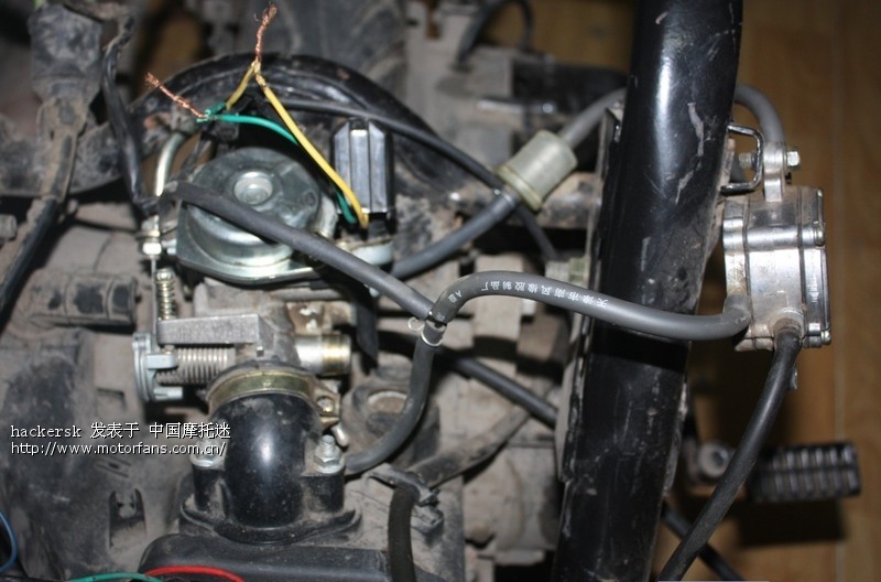 自己动手洗了化油器不着火了(大龟王) - 维修改