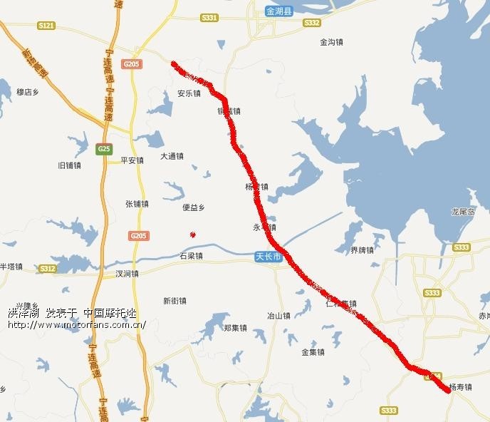 天长S205至盱眙马坝,天长至扬州的省道都修好
