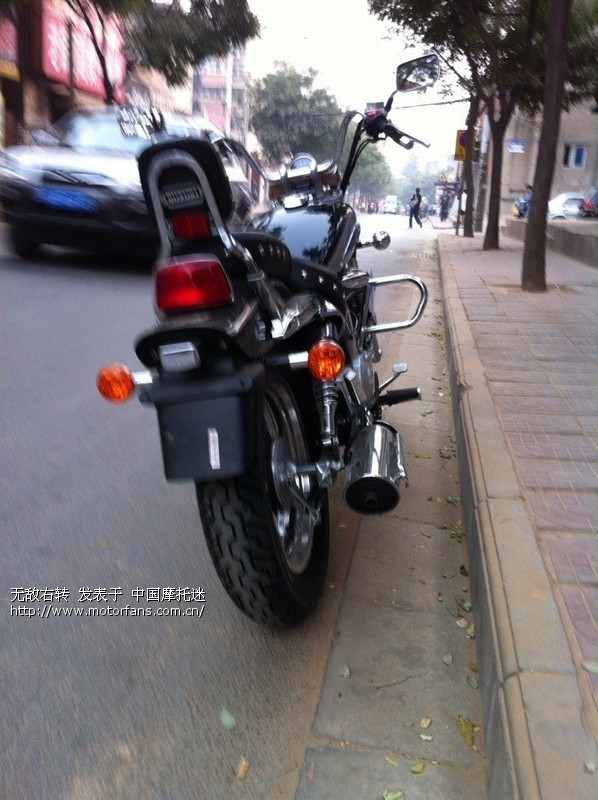 400公里新车更换后轮胎 - 豪爵铃木-骑式车讨论