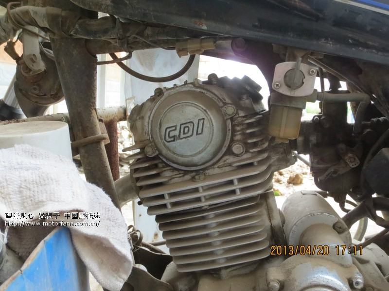 02年豪爵125-8摩托车大修发动机 - 维修改装 -