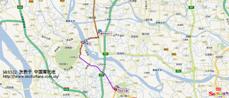 广州花都区安全通过佛山的线路 - 广东摩友交流