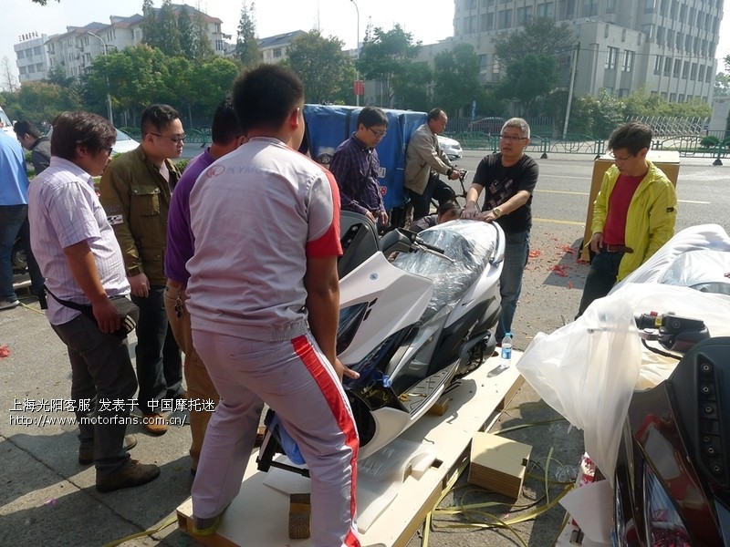 光阳Xciting400上海郎姐光阳旗舰店首发!海量图