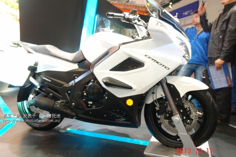 捷悍300,cf650,钱江凯威250v试驾 摩托车论高清图片