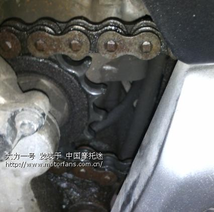 GW250链条异响3档严重有图有真相 - 豪爵铃木