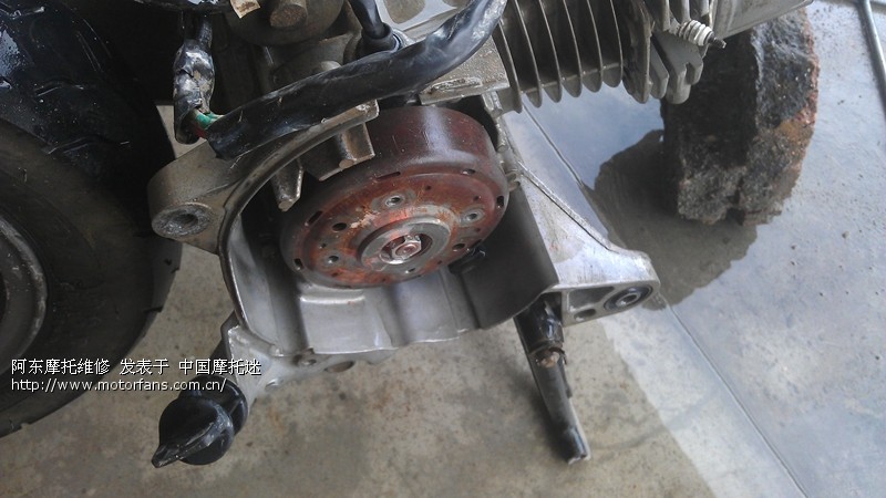 五羊本田优悦100换轮胎、镗缸、 - 维修改装 -