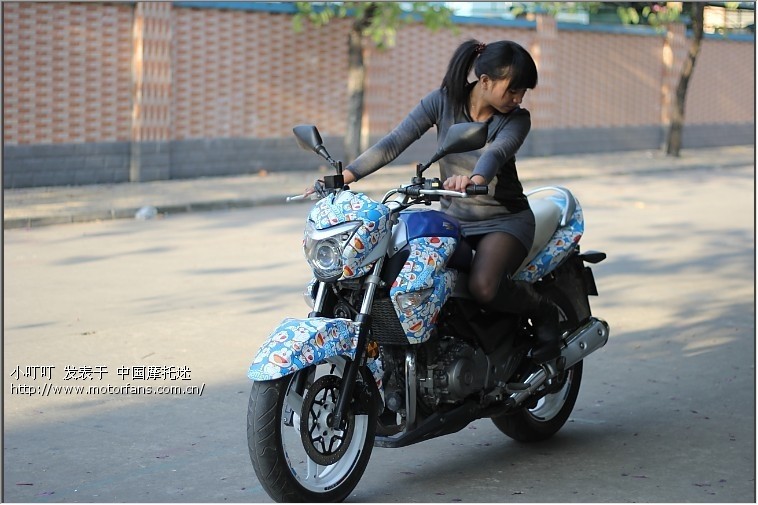 小叮叮の我为我的机车代言 - 豪爵铃木-骑式车