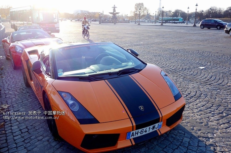 红色Vespa漫游巴黎 - 上海摩友交流区 - 摩托车